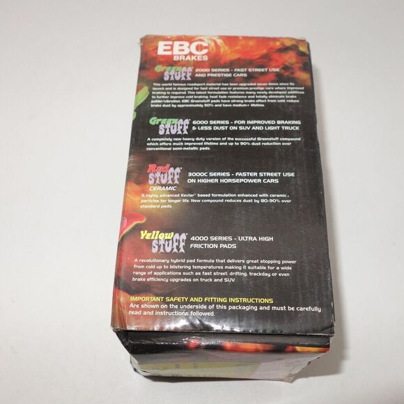 NEW Yellowstuff Street And Track Brake Pads Front EBC Brakes DP41273R - Picture 3 of 8